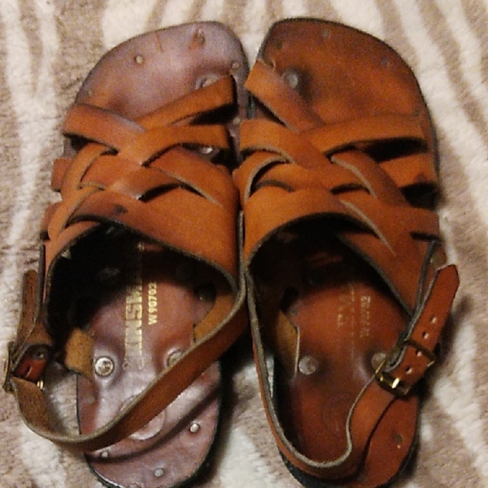 Brown Leather Sandals